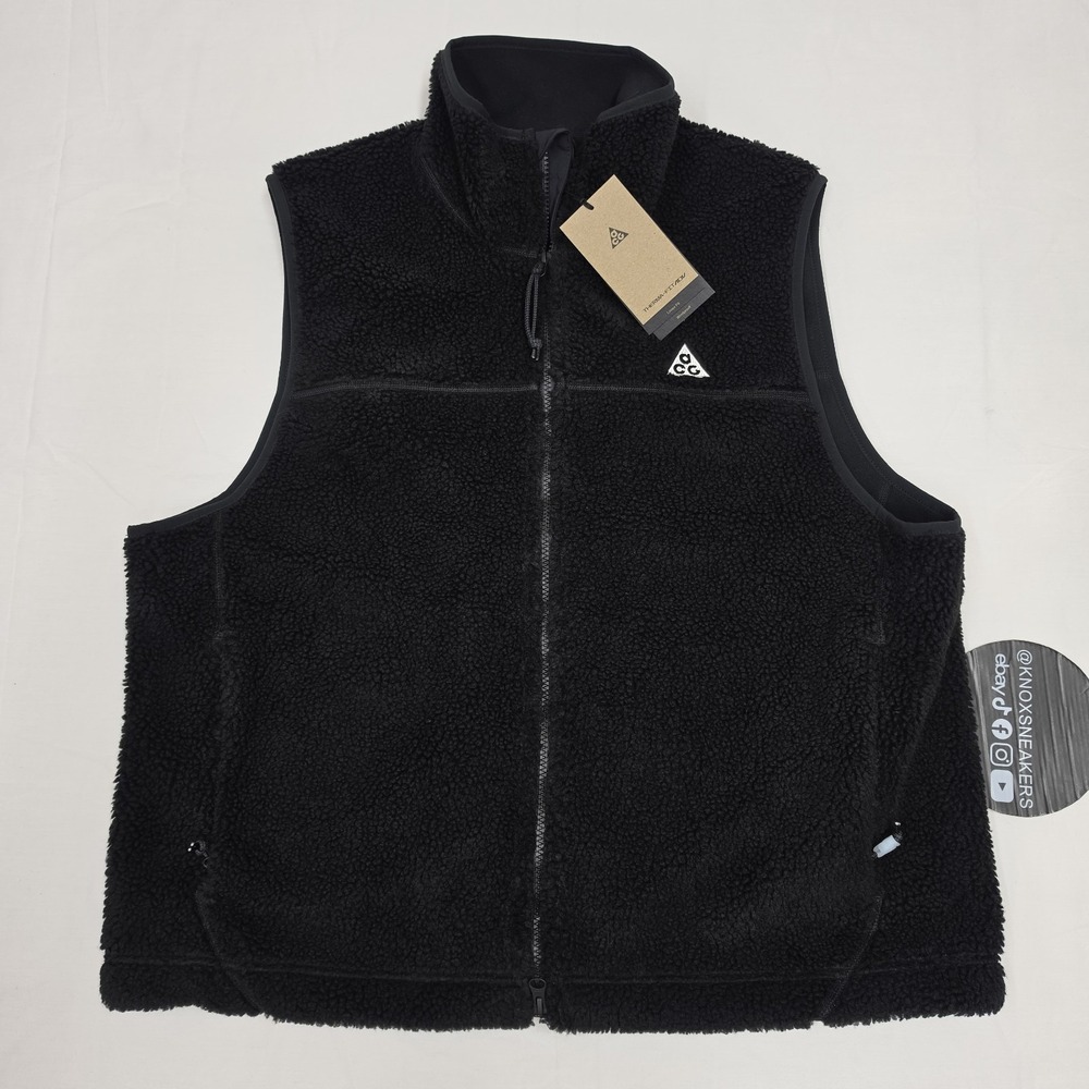 Nike ACG Canwell Glacier Therma-FIT ADV Vest Black HV1111-010 Men's Size Medium